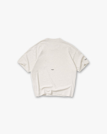 Micro Owners Club T-Shirt - Cream Marl
