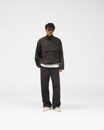 Initial Nylon Track Pant - Coffee