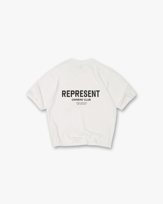 Represent Owners Club T-Shirt - Flat White