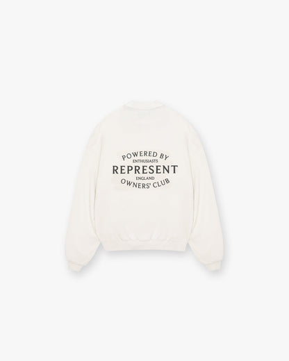 Represent Owners Club Stamp Sweater - Flat White