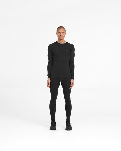 247 Ribbed Legging - Black