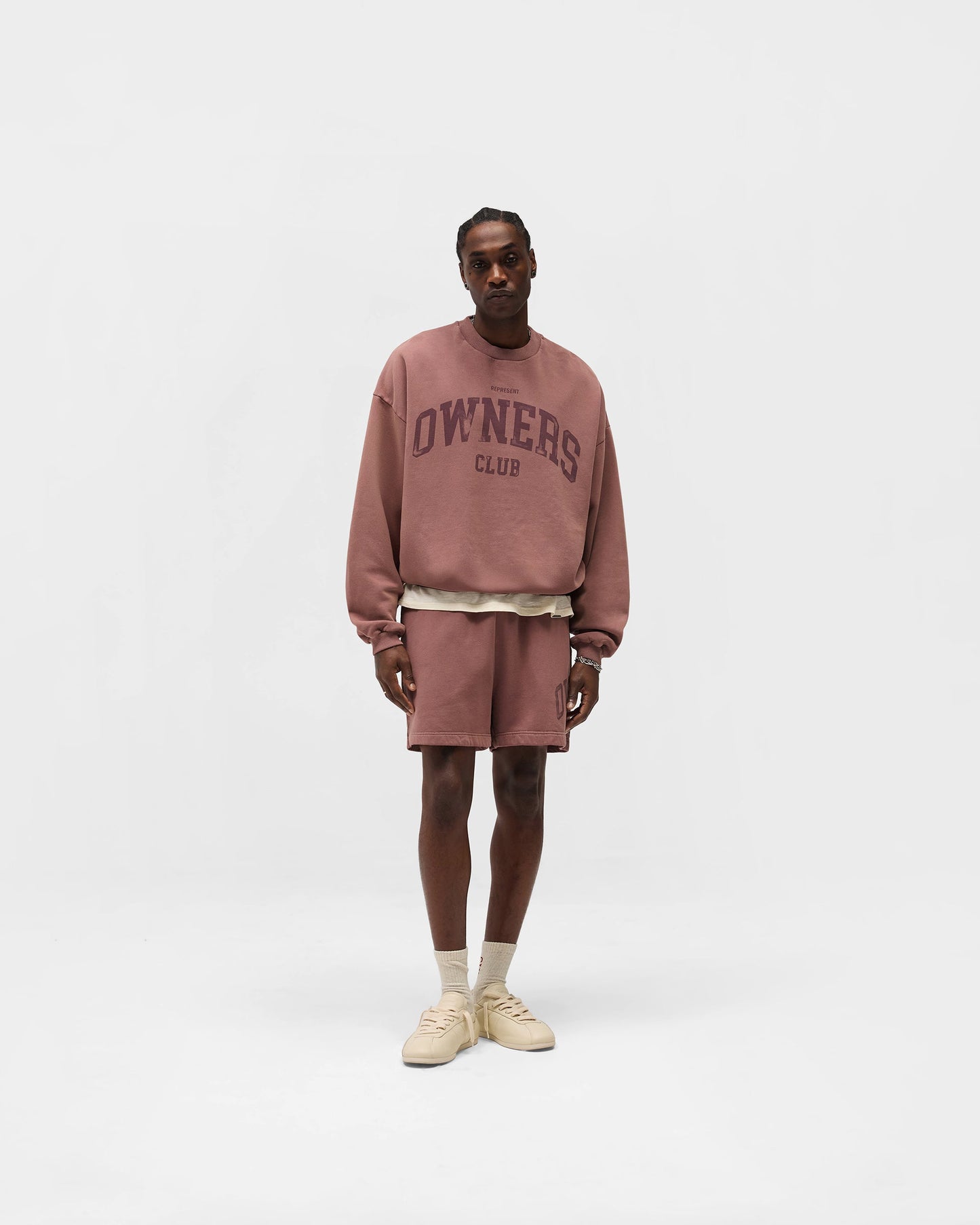 Represent Owners Club Sweater - Smoked Rose