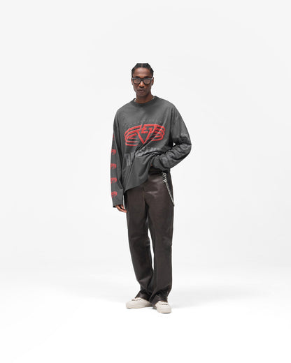 Reversible Living Legacy Tour Long Sleeve T-Shirt - Sun Fade Grey