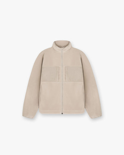 247 Polar Panelled Fleece - Pebble