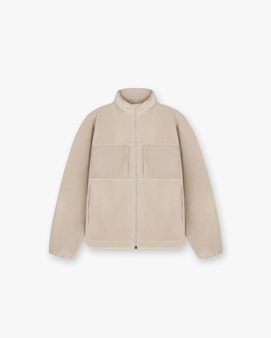 247 Polar Panelled Fleece - Pebble