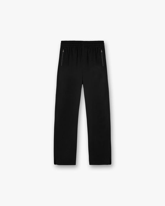 Piped Track Pant - Jet Black