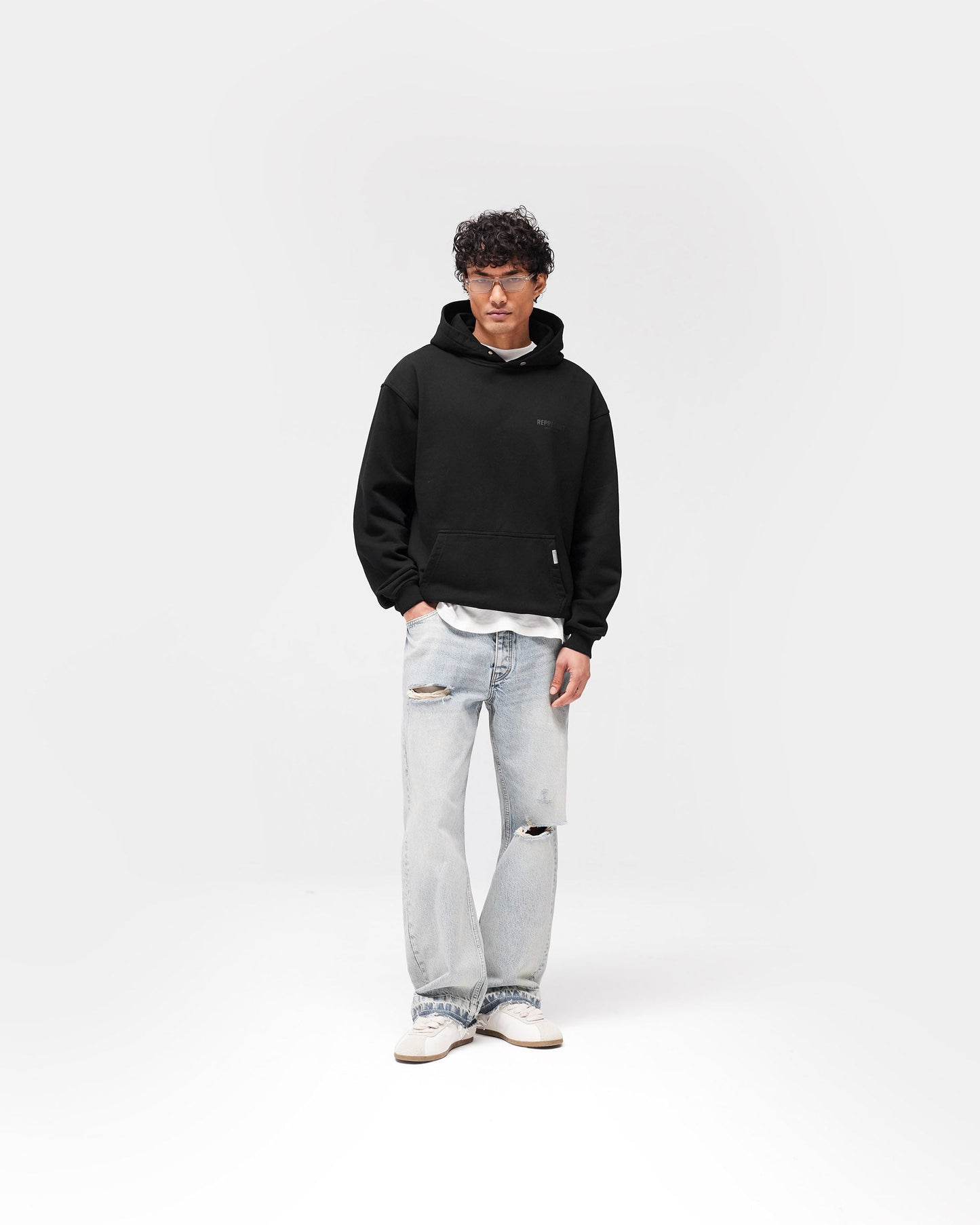 Represent Owners Club Hoodie - Black Matte