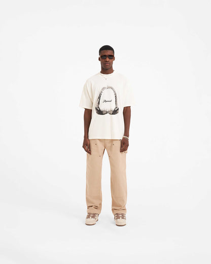 Shark Jaws T-Shirt - Flat White