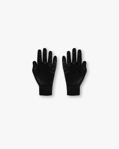 Arch Knitted Gloves - Jet Black