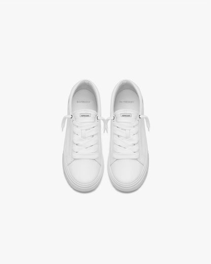 HTN Low Tumbled Leather - Flat White