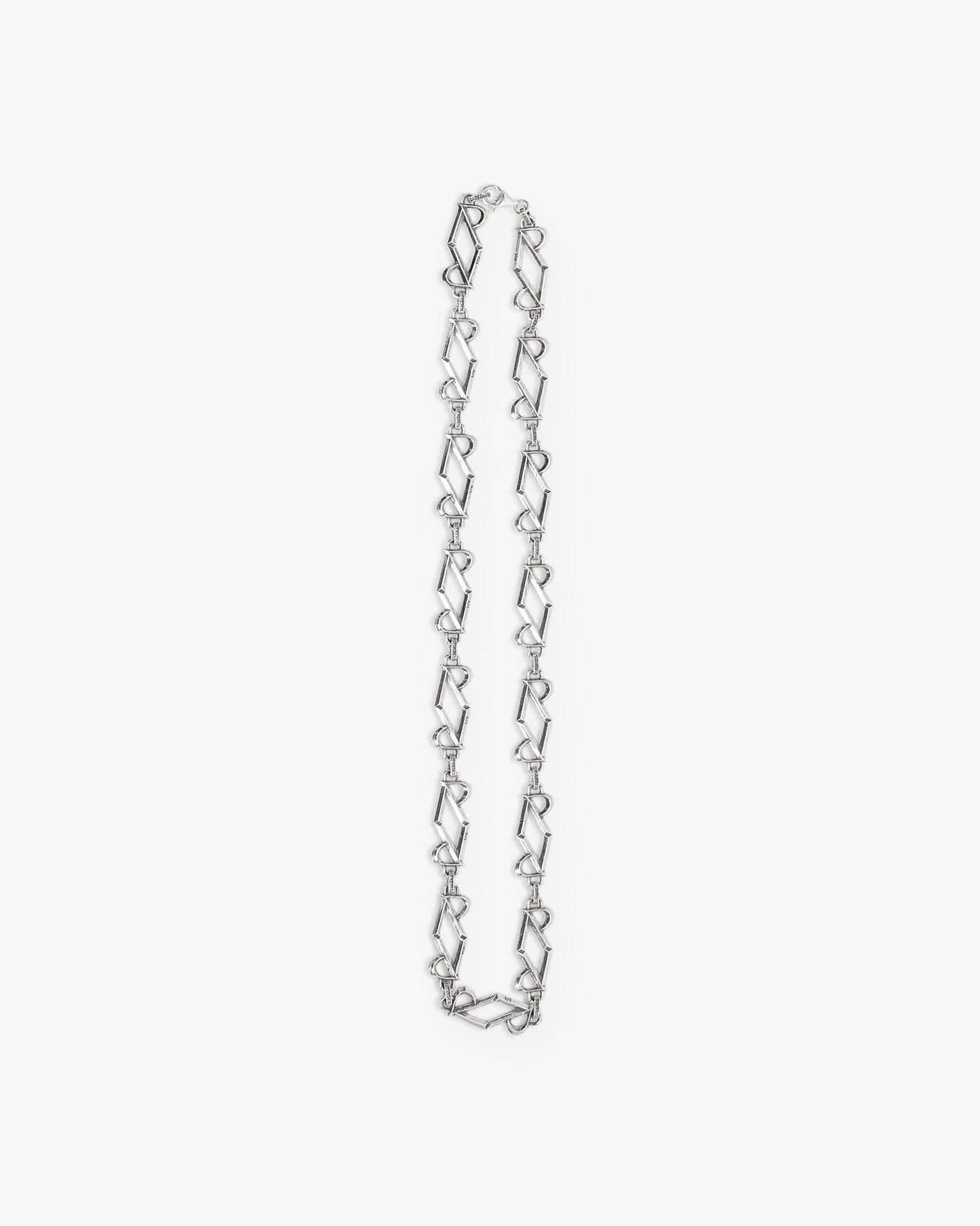 Initial Chain Necklace - Silver