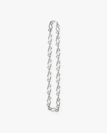 Initial Chain Necklace - Silver
