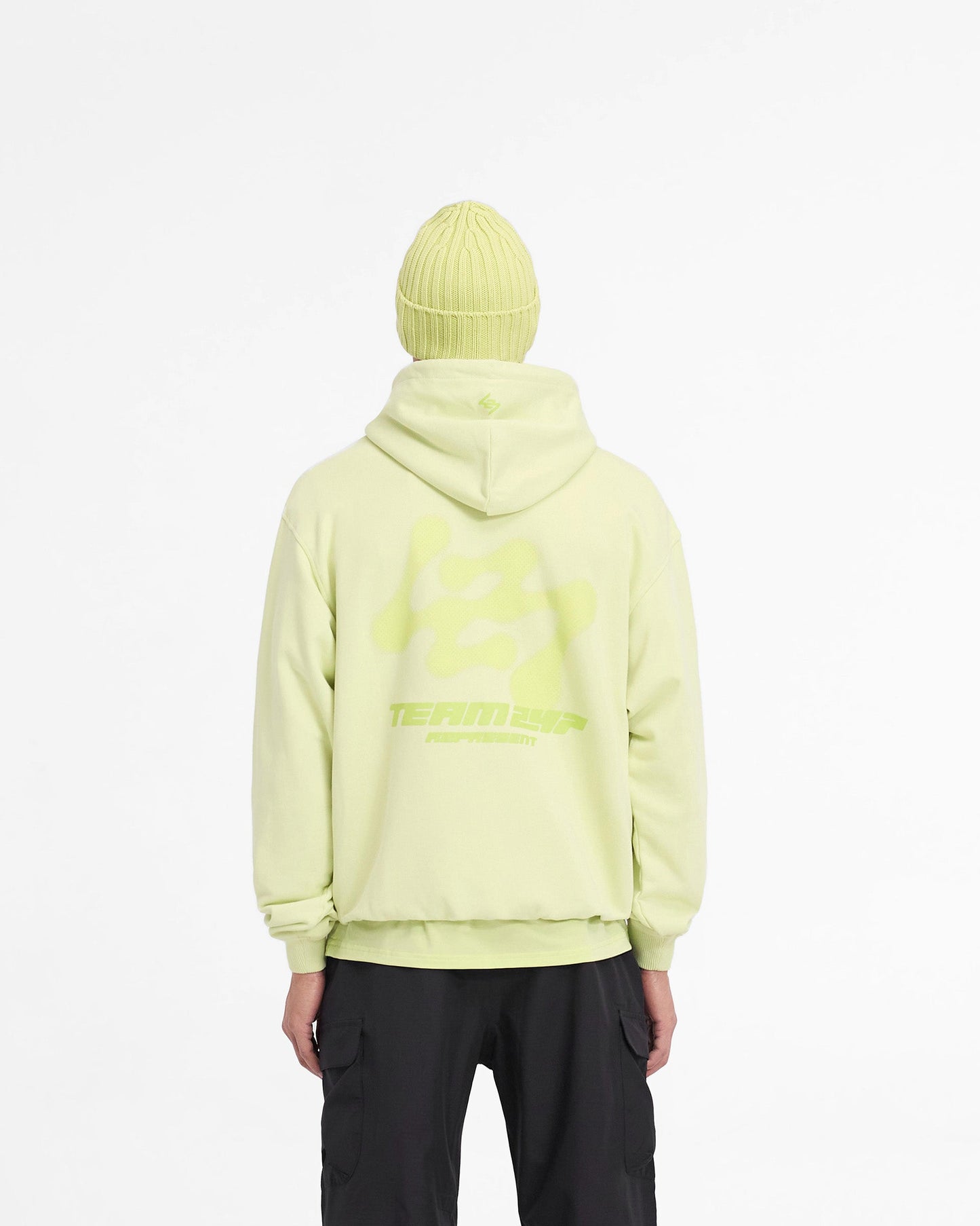 247 Future Terrains Oversized Hoodie - Shadow Lime