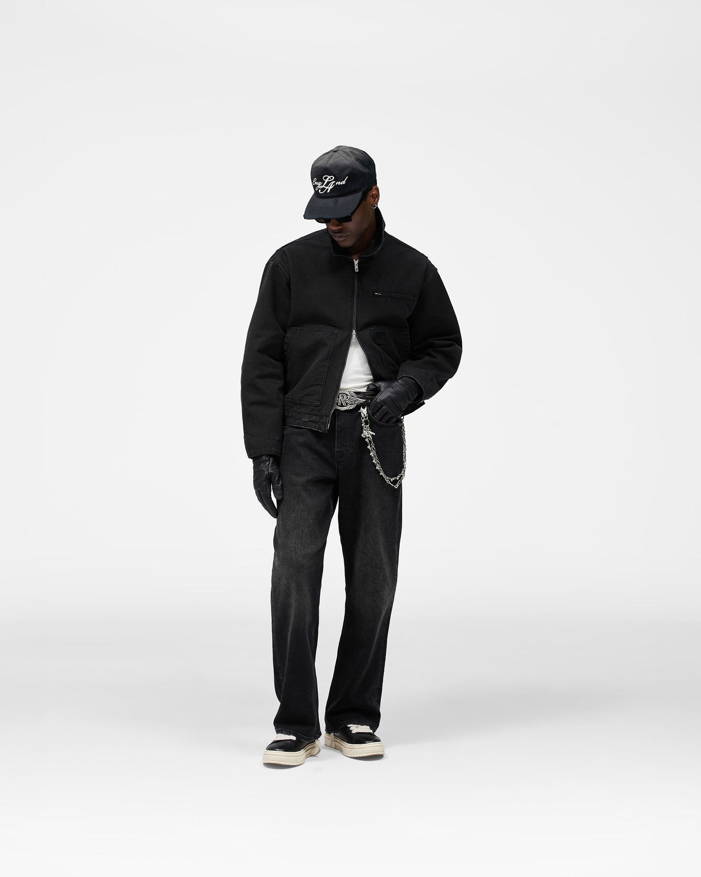 Heaton Workwear Jacket - Washed Black