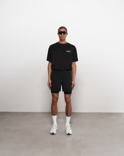 Team 247 2-In-1 Shorts - Black