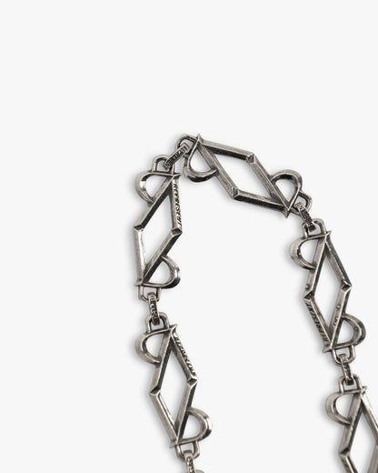 Initial Chain Necklace - Silver