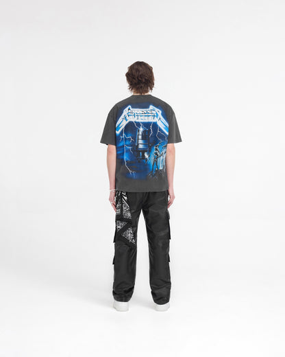 Represent X Metallica Ride The Lightning T-Shirt - Vintage Grey