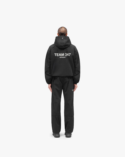 Team 247 Straight Leg Track Pant - Jet Black