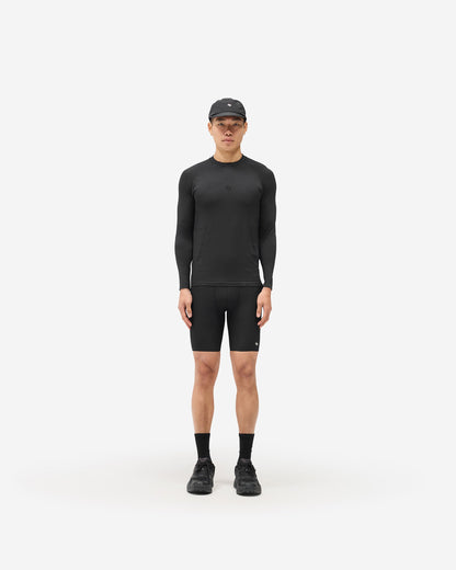 247 Ribbed Half Tight - Black