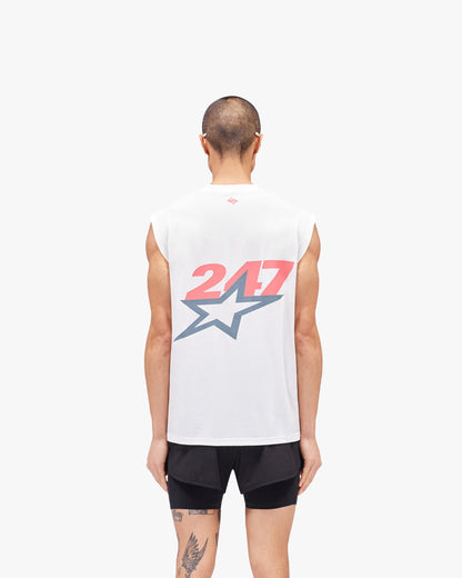 Team 247 Star Tank - Flat White