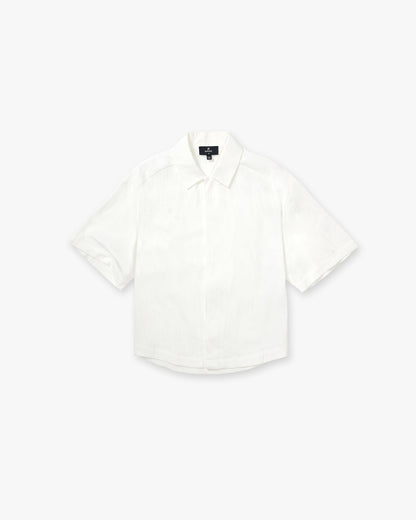 Initial Short Sleeve Shirt - Flat White