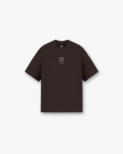 247 Uprising Oversized T-Shirt - Chocolate