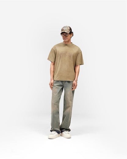Embellished Represent T-Shirt - Vintage Khaki