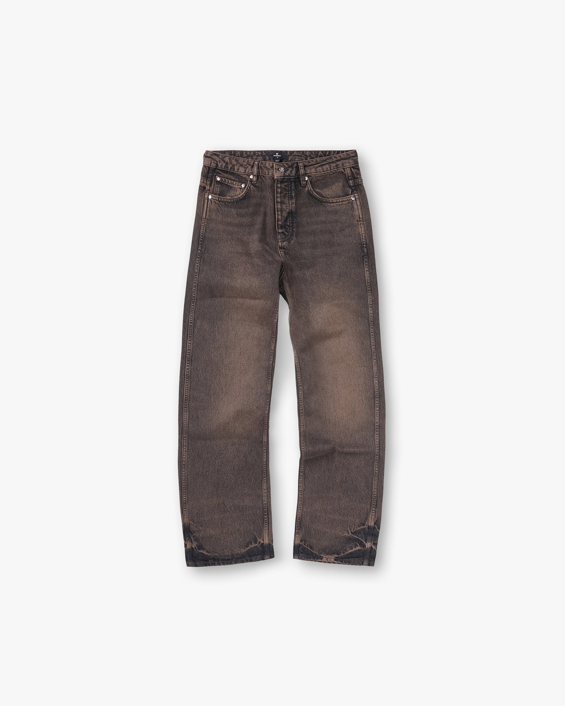 R2 Straight Leg Denim - Bark