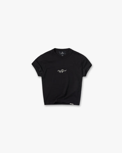 EngLAnd Baby Tee - Jet Black
