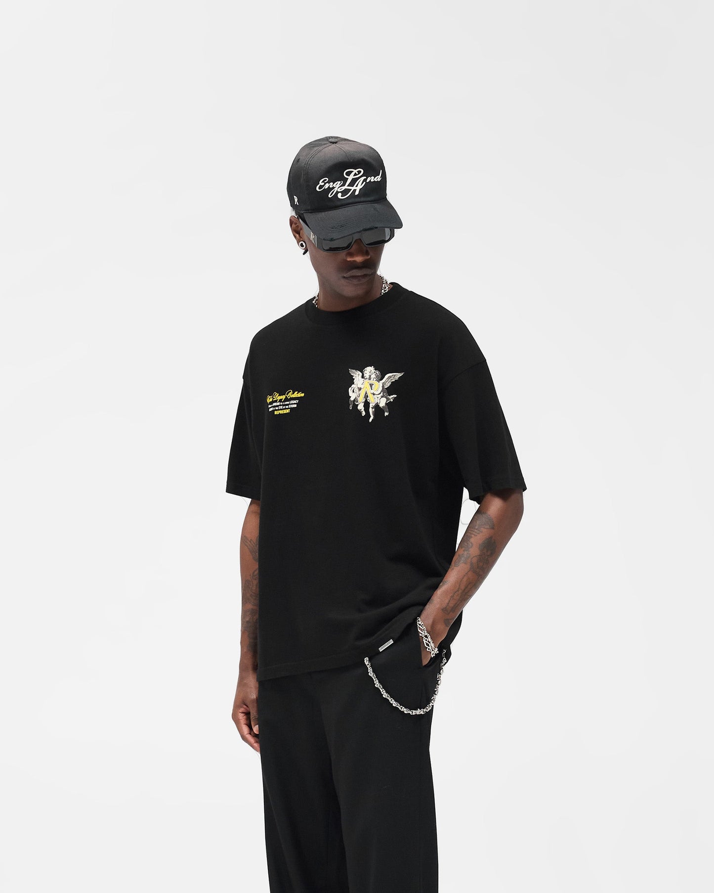Legacy Cherubs T-Shirt - Jet Black