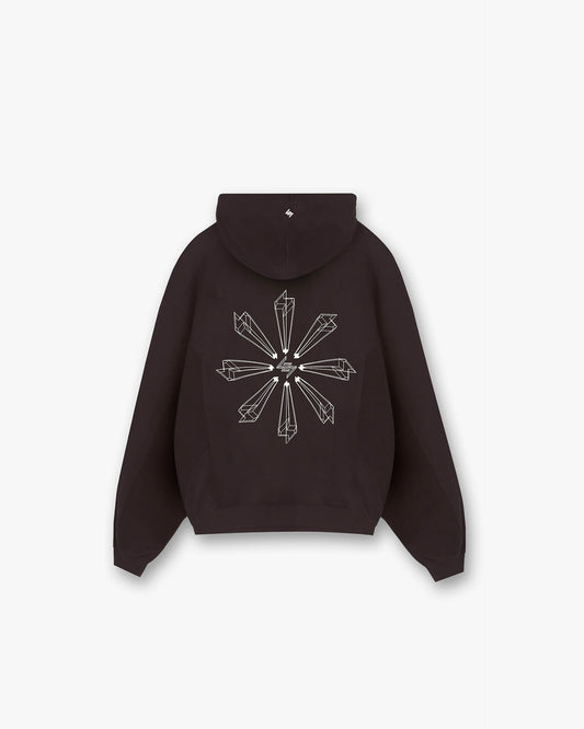 247 Uprising Oversized Hoodie - Chocolate