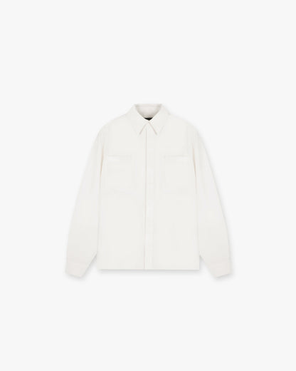 Initial Shirt - Flat White