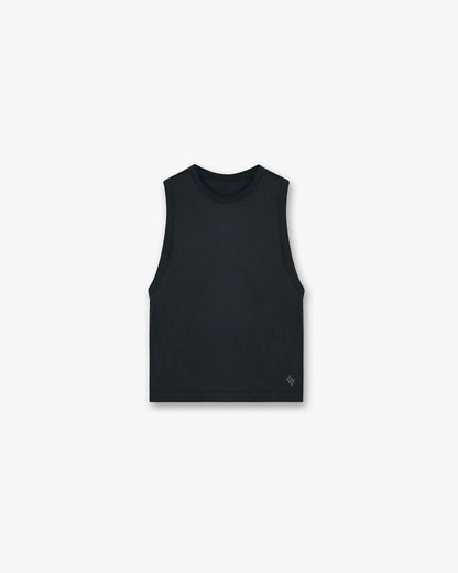 247 Ease Seamless Loose Fit Tank - Black