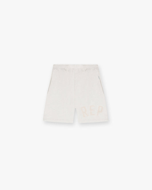 Rep Applique Shorts - Cream Marl