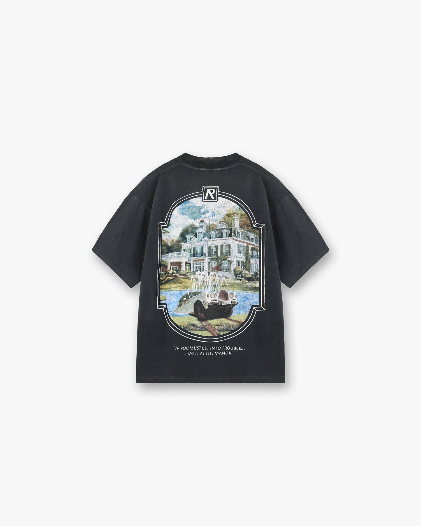 Revere Manor T-Shirt - Stained Black