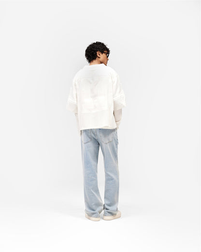 American Football Jersey - Chalk