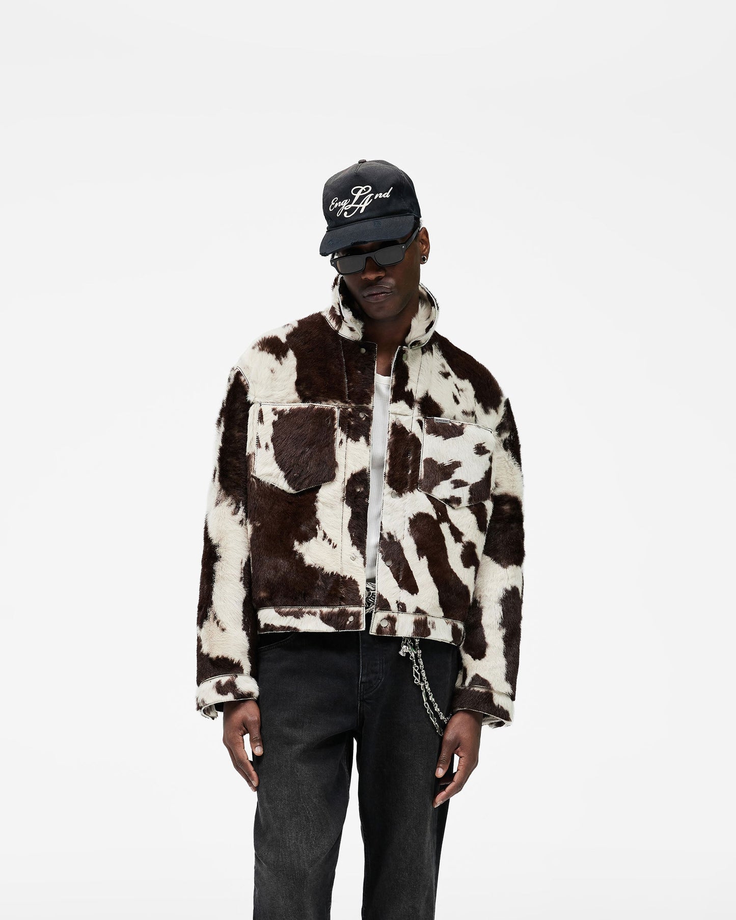 Cowhide Trucker Jacket - Multi