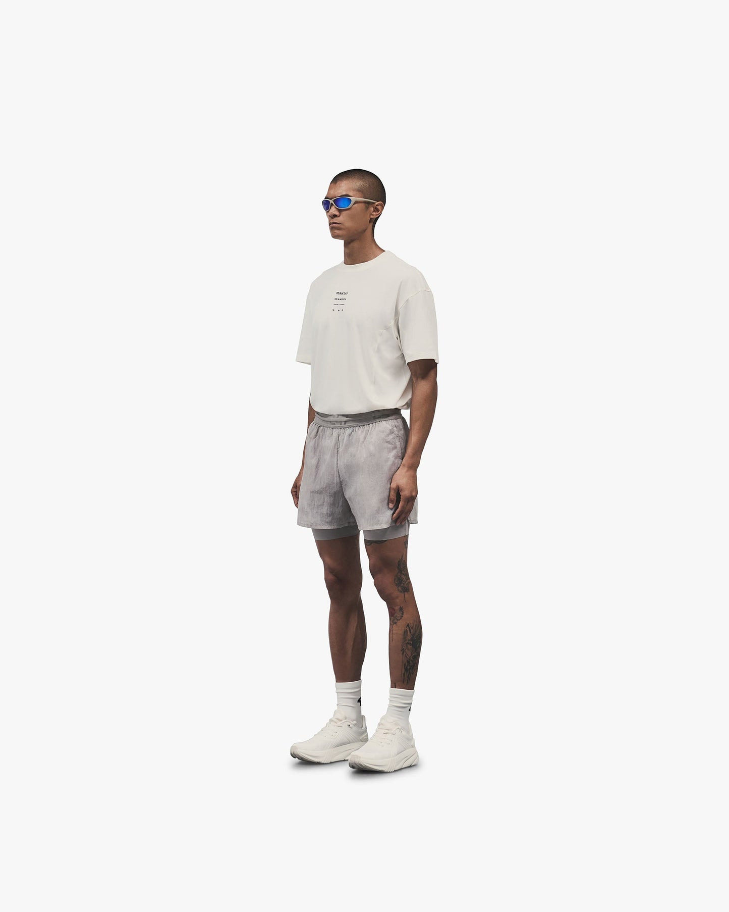 247 Trail Shorts - Chalk