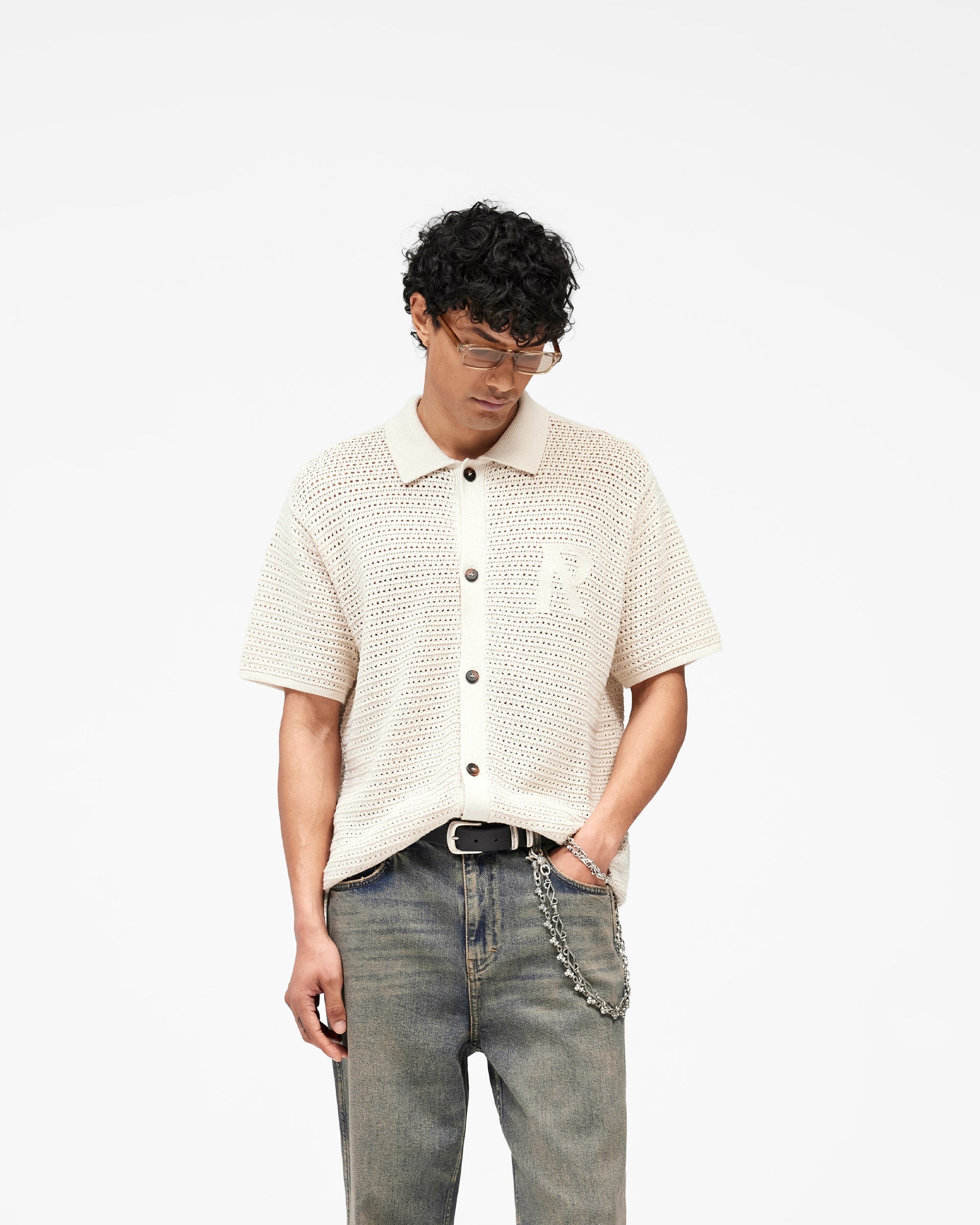 Pico Knit Shirt - Ecru
