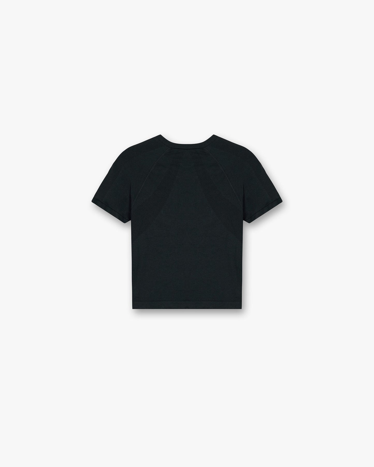 247 Ease Seamless Perforated T-Shirt - Black
