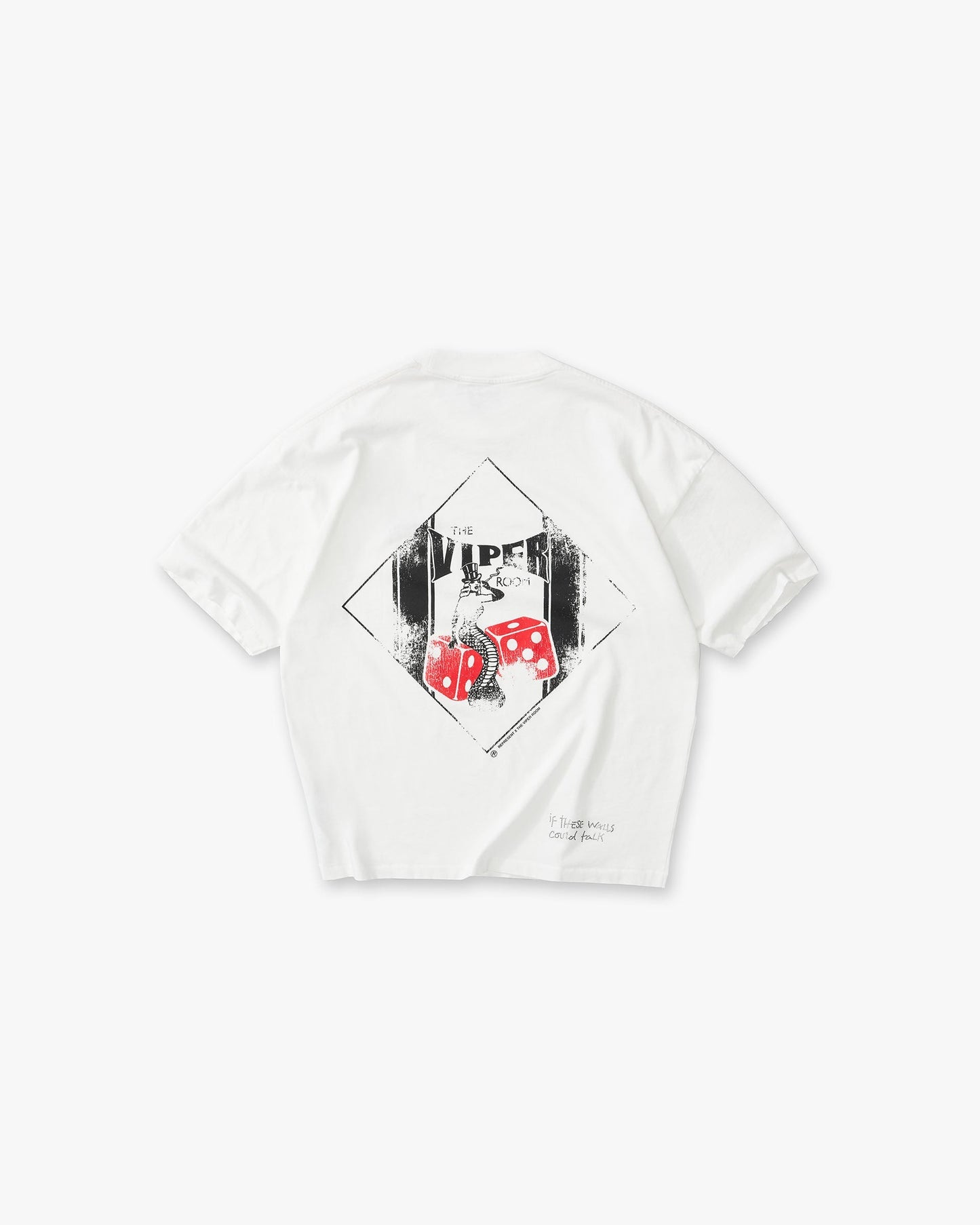 Represent x The Viper Room Dice T-Shirt - Flat White