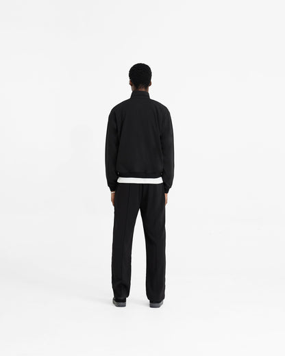 Initial Track Jacket - Black