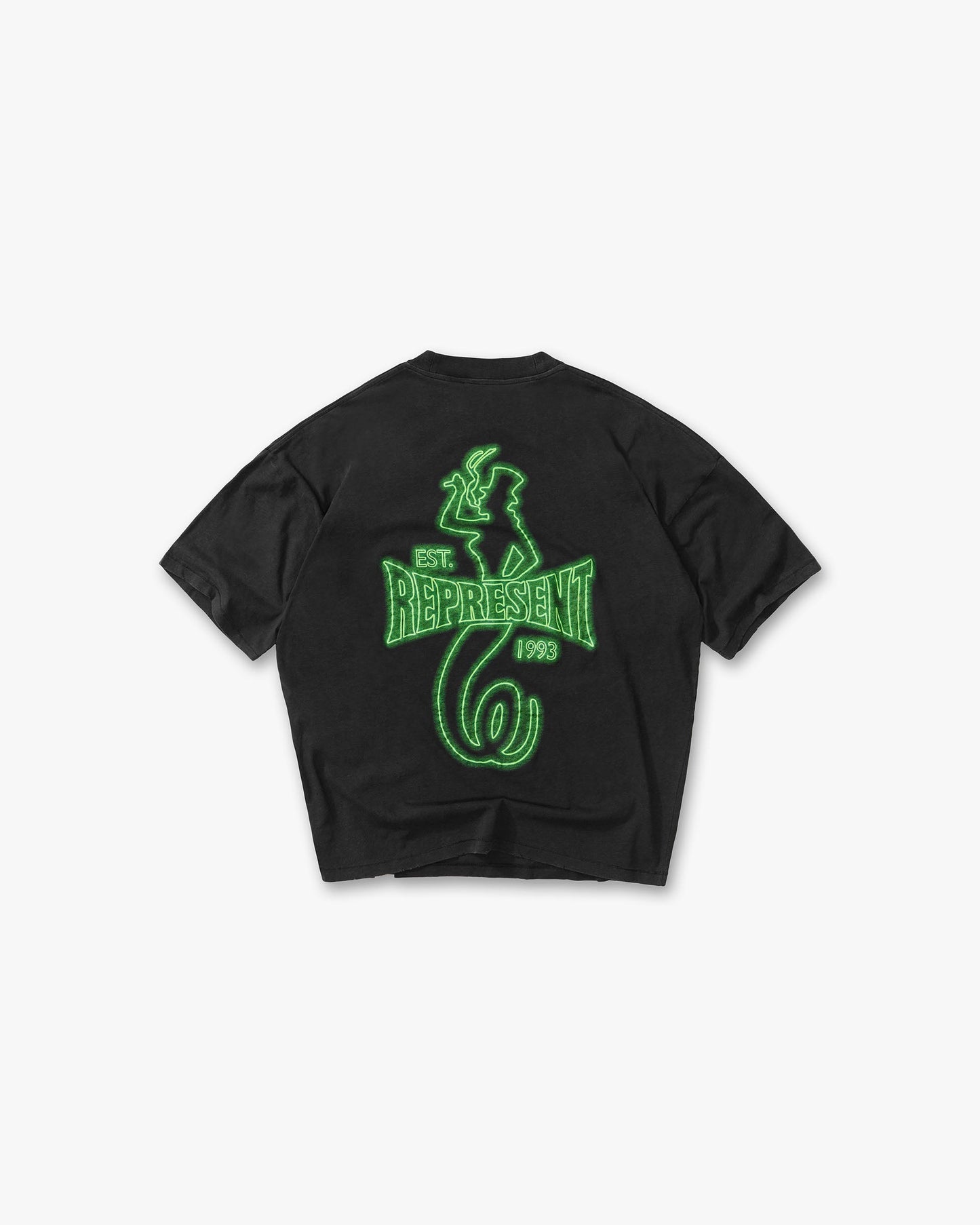 Represent x The Viper Room Glow T-Shirt - Vintage Black