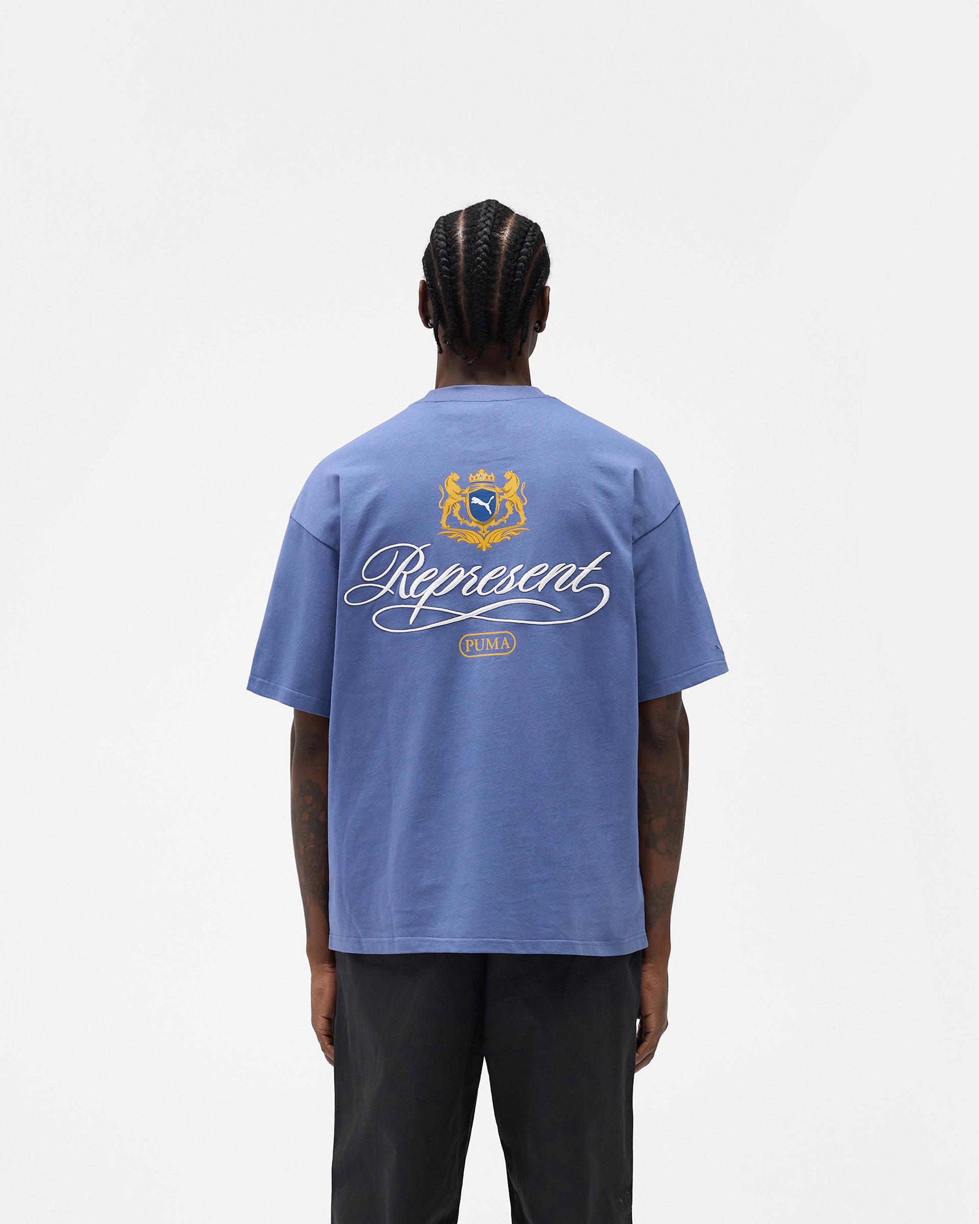 Represent X Puma Graphic T-Shirt - Blue Dusk