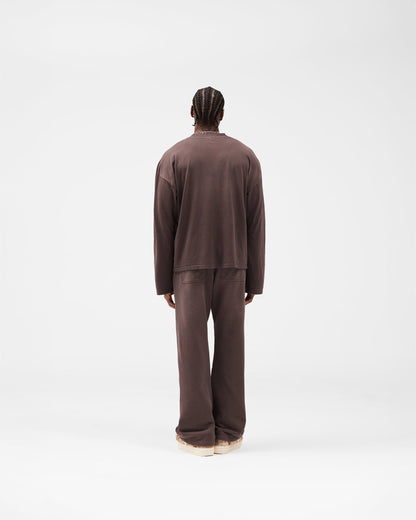 EngLAnd Long Sleeve T-Shirt - Washed Brown