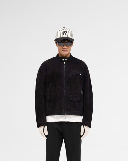 Overdrive Suede Jacket - Jet Black