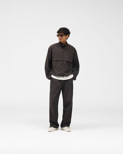 Initial Nylon Track Pant - Coffee