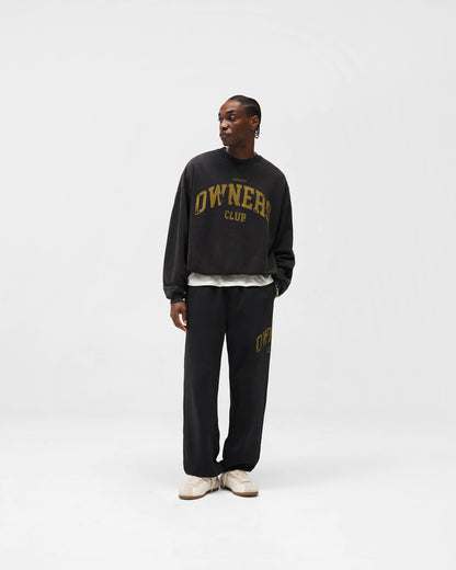 Represent Owners Club Sweater - Faded Black