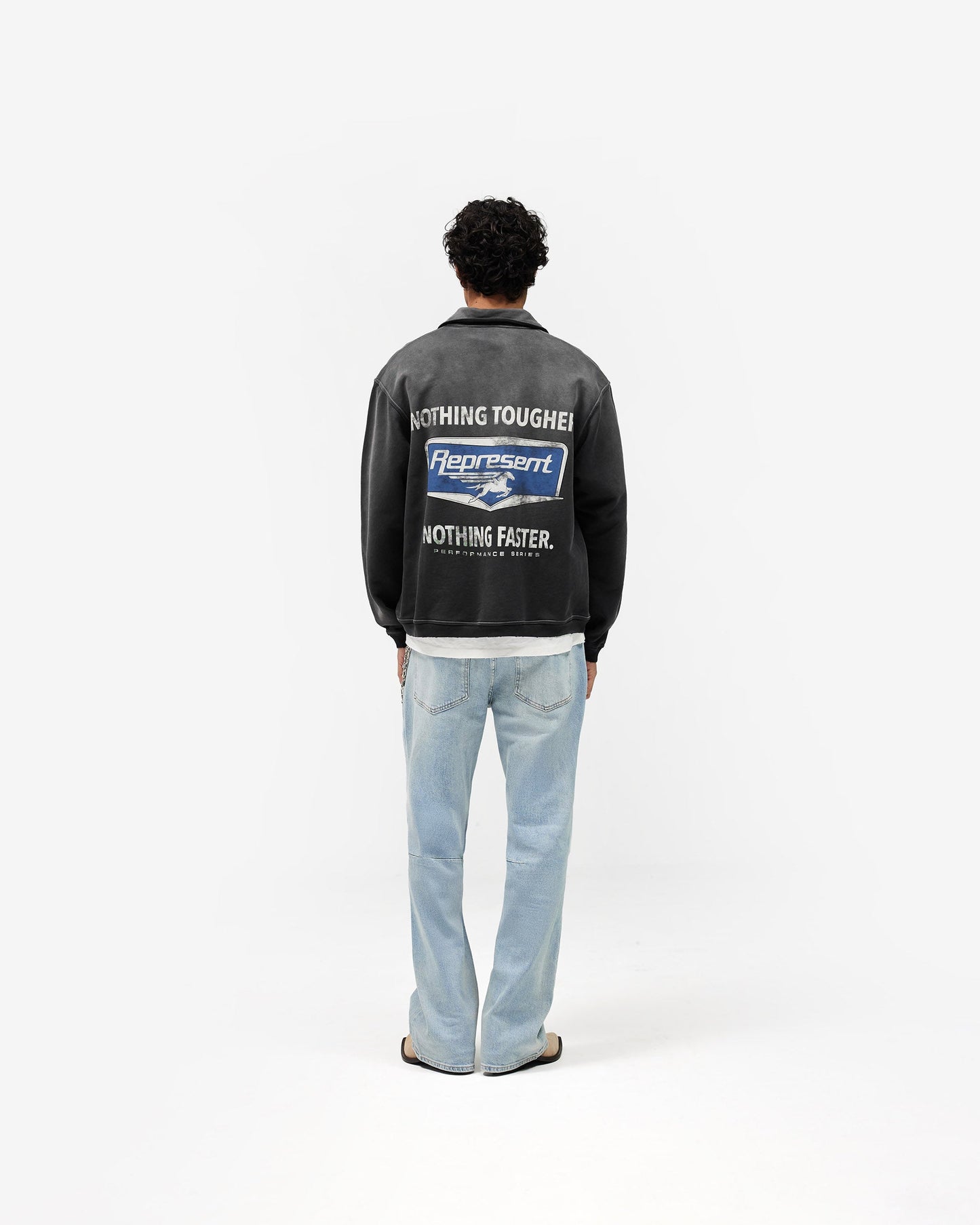 Nothing Faster Quarter Zip Sweatshirt - Stained Black