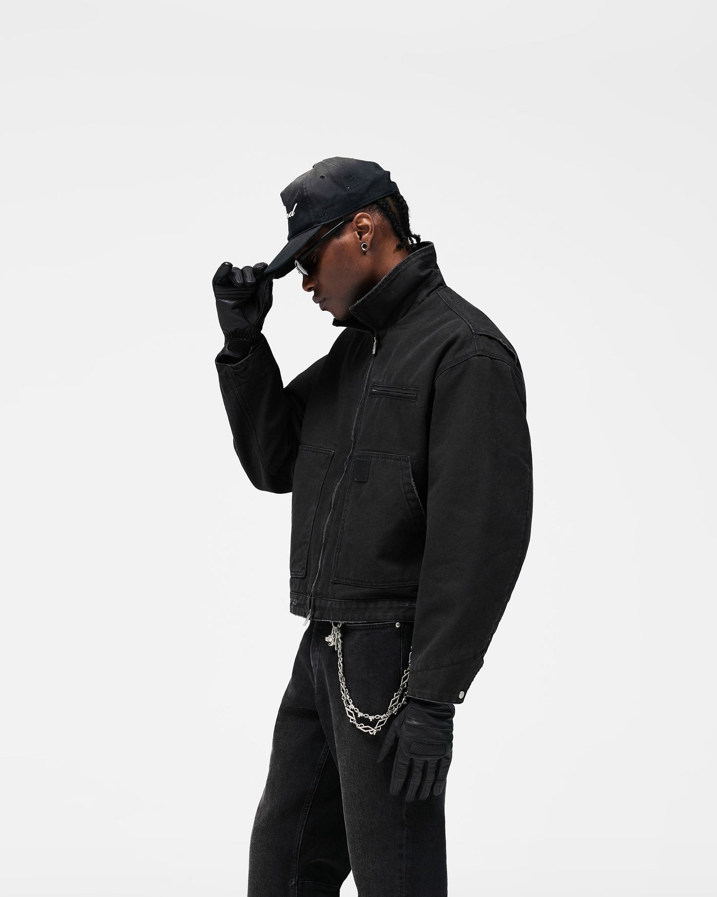 Heaton Workwear Jacket - Washed Black